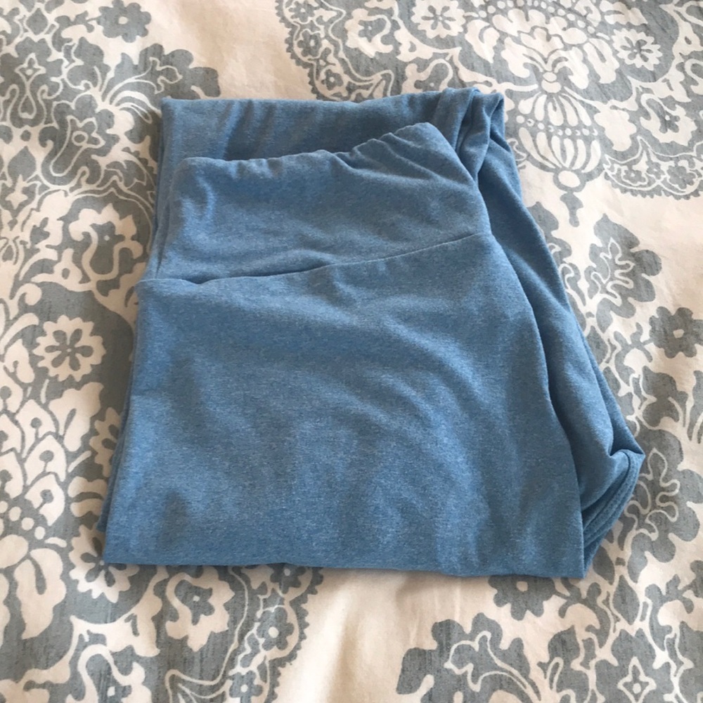 Buttery Soft Heathered Blue LLR Leggings